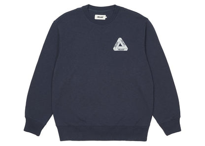 Palace Slub Crew (FW21) Navy