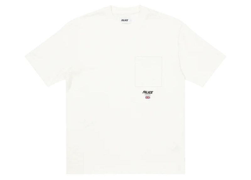 Palace Slub Square Pocket T-shirt White