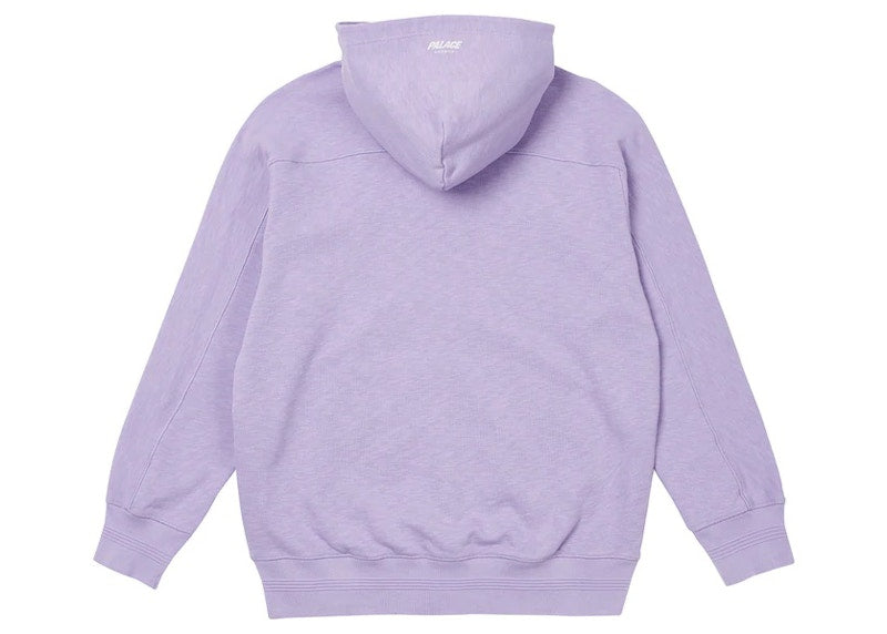 Palace Slub Zig Zag Hood Violet