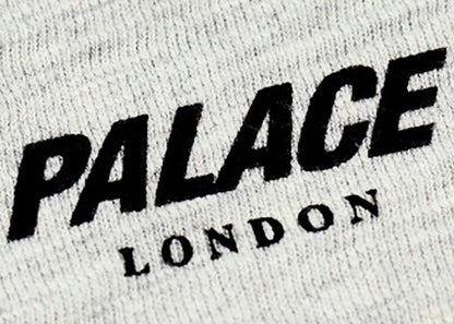 Palace Slub Zig Zag Longsleeve Grey Marl