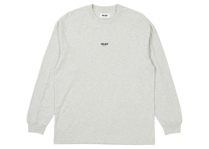 Palace Slub Zig Zag Longsleeve Grey Marl
