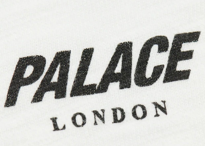 Palace Slub Zig Zag Longsleeve White
