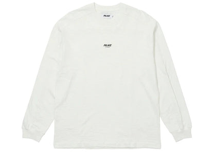 Palace Slub Zig Zag Longsleeve White