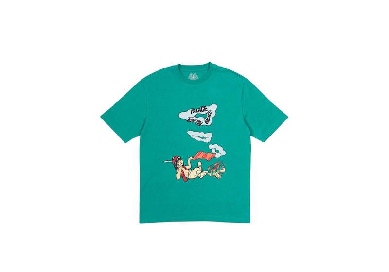 Palace Smoke Sig T-shirt Sea Green