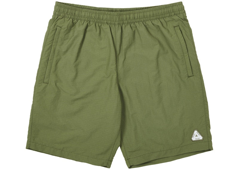 Palace Sofar Shell Shorts Olive