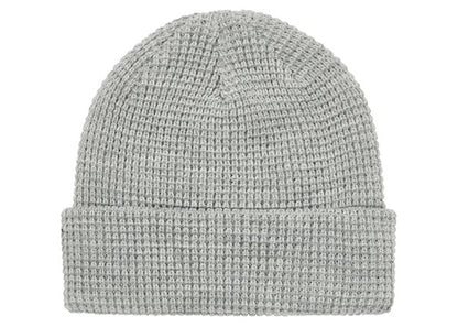 Palace Sofar Waffle Beanie Light Grey Marl