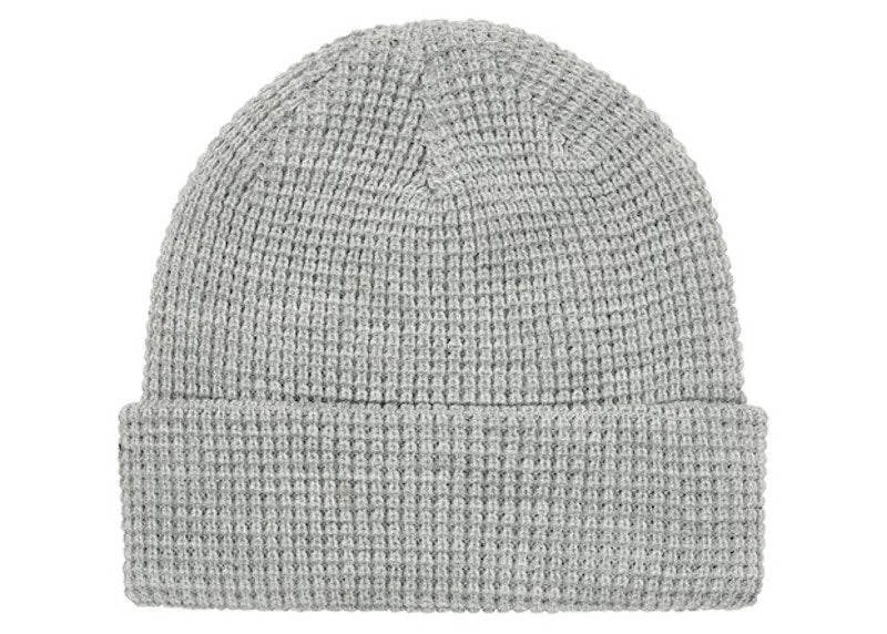 Palace Sofar Waffle Beanie Light Grey Marl