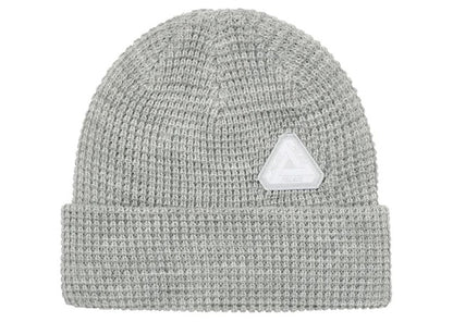 Palace Sofar Waffle Beanie Light Grey Marl