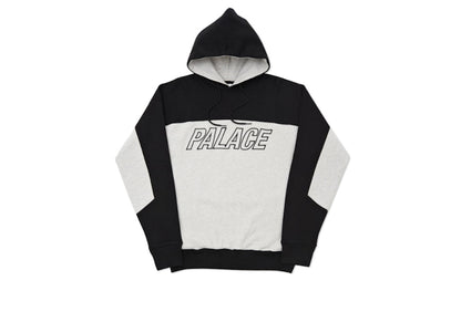 Palace Space Hoodie Black/ Grey Marl