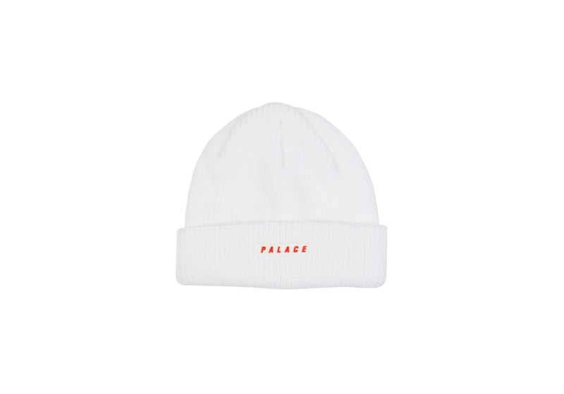 Palace Spaced Beanie White