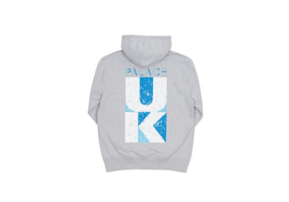 Palace Spirit Hood Grey Marl