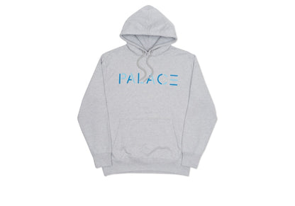 Palace Spirit Hood Grey Marl