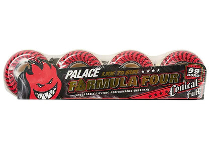 Palace Spitfire Conical Full Formula Natural 52mm Wheels White/Red