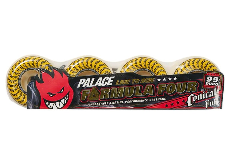 Palace Spitfire Conical Full Formula Natural 53mm Wheels White/Yellow