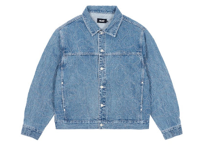 Palace Splat Denim Jacket Stone Wash