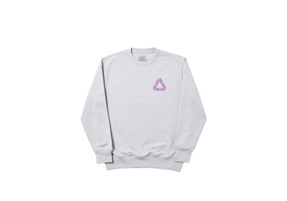 Palace Split P3 Crew Grey Marl