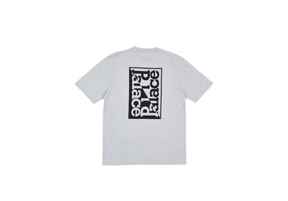 Palace Split T-shirt Grey Marl/Blue