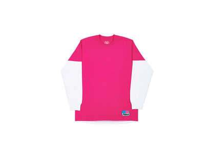 Palace Splitter Longsleeve Hot Pink/White