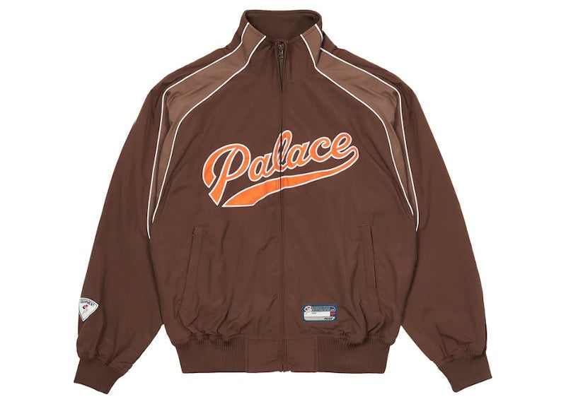 Palace Sport MIT Script Jacket Brown