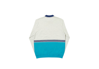 Palace Sportif Crew Grey Marl/Teal