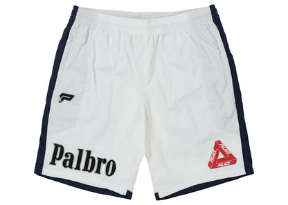 Palace Sports Shell Shorts White