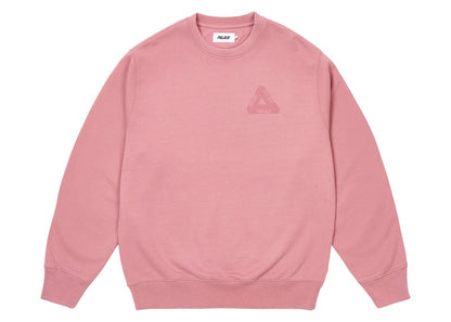 Palace Spray Tri-Ferg Crew Dusty Mauve