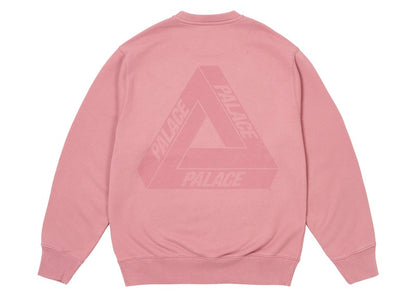 Palace Spray Tri-Ferg Crew Dusty Mauve
