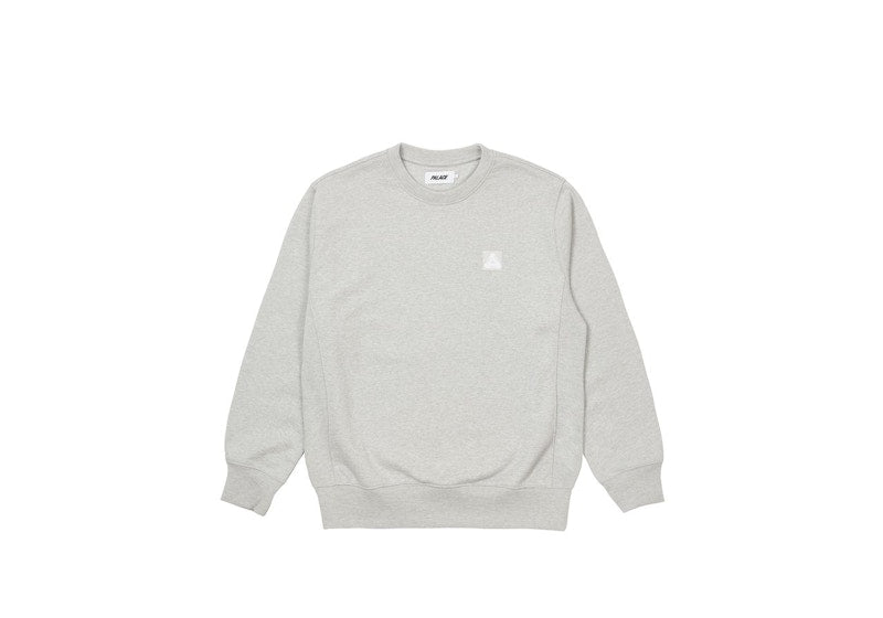 Palace Square Patch Crew Grey Marl