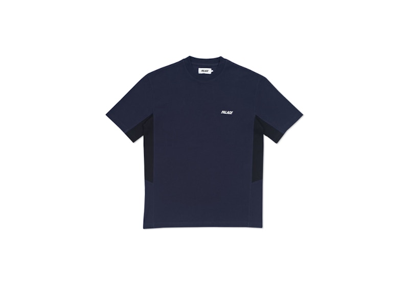 Palace Square Weave Heavy T-shirt Navy