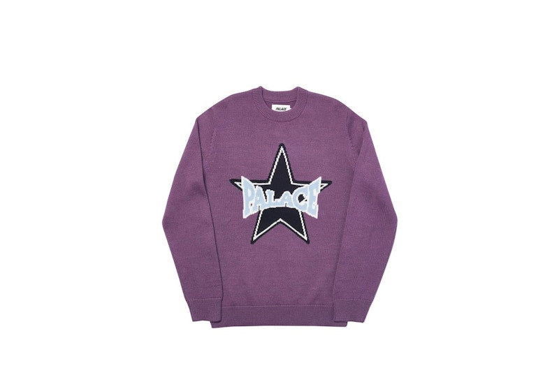 Palace Star Knit Purple