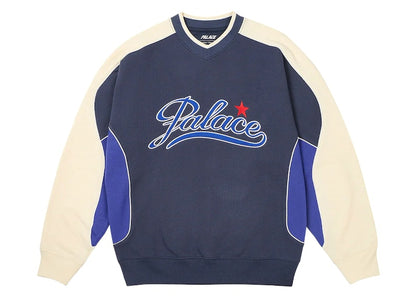 Palace Star Script Crew Navy