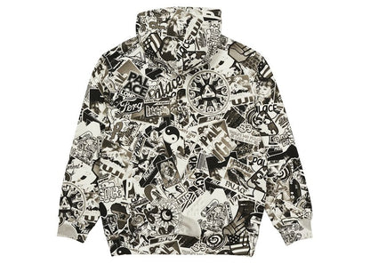 Palace Sticker Pack Hood Black/White