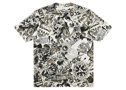 Palace Sticker Pack T-shirt Black/White