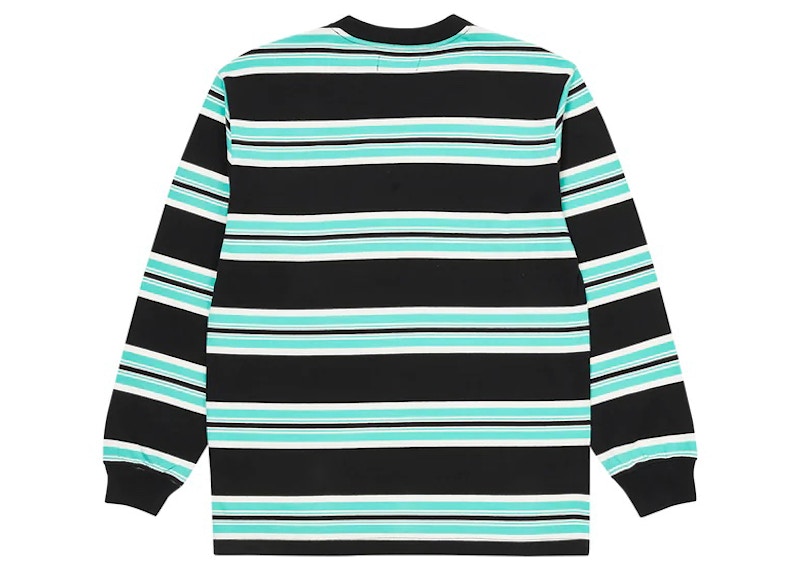Palace Stoner Stripe Longsleeve Top Black