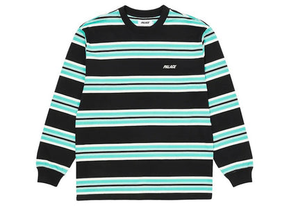 Palace Stoner Stripe Longsleeve Top Black