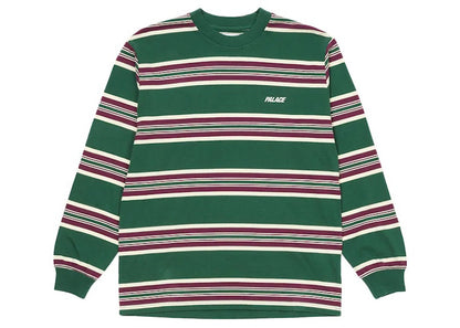 Palace Stoner Stripe Longsleeve Top Green