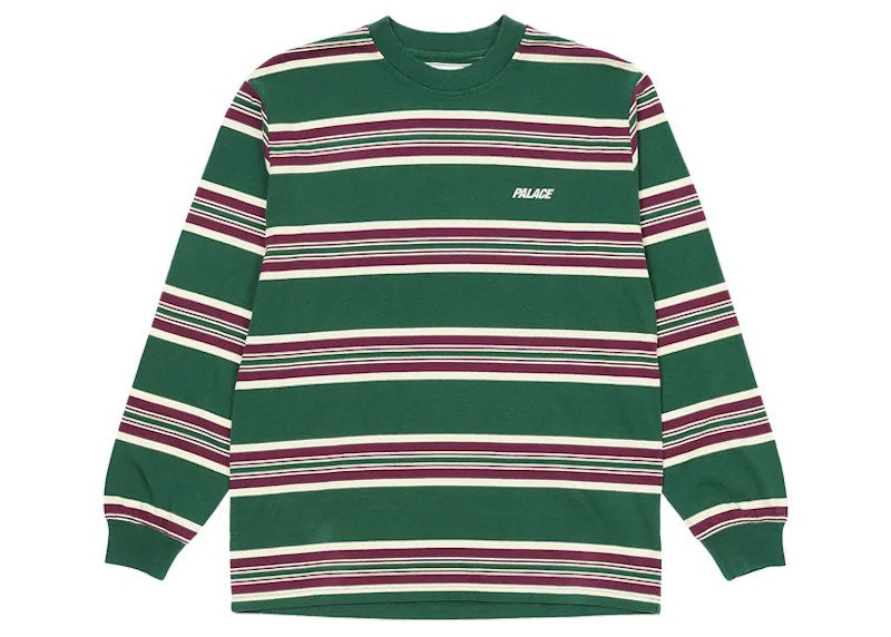 Palace Stoner Stripe Longsleeve Top Green