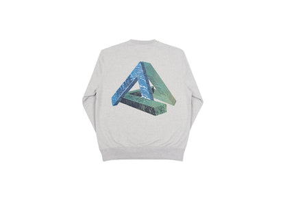 Palace Stones Crew Grey Marl/Blue/Green