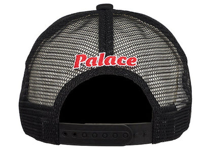 Palace Strawberry Trucker Hat Black