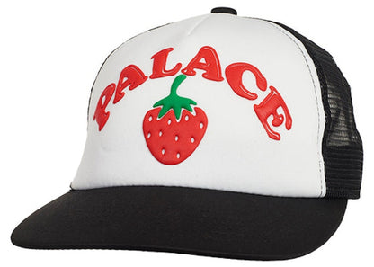 Palace Strawberry Trucker Hat Black