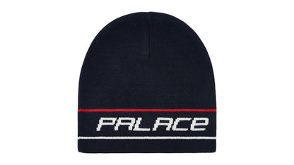 Palace Stripe Nein Cuff Beanie Navy