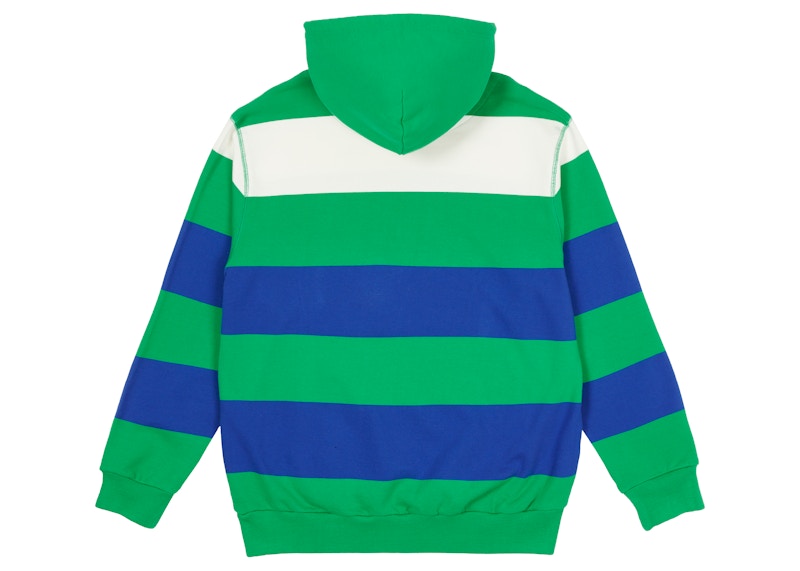 Palace Striped Hood Green