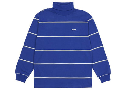 Palace Striped Turtleneck Blue