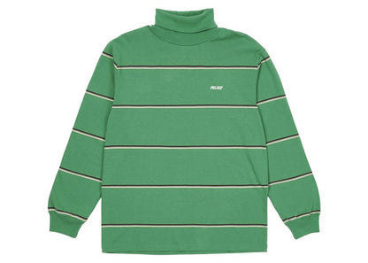 Palace Striped Turtleneck Green