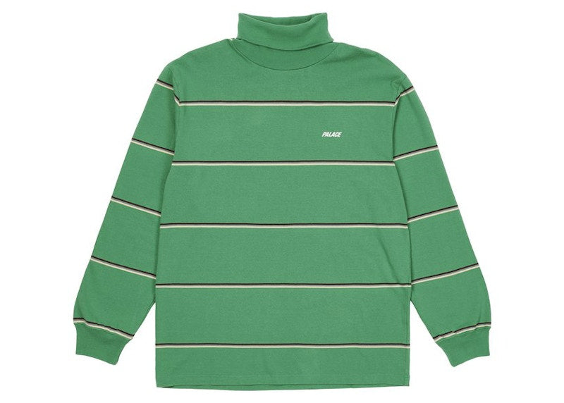 Palace Striped Turtleneck Green