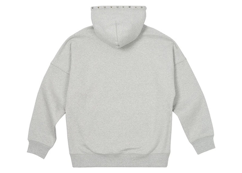 Palace Stud Hood Grey Marl