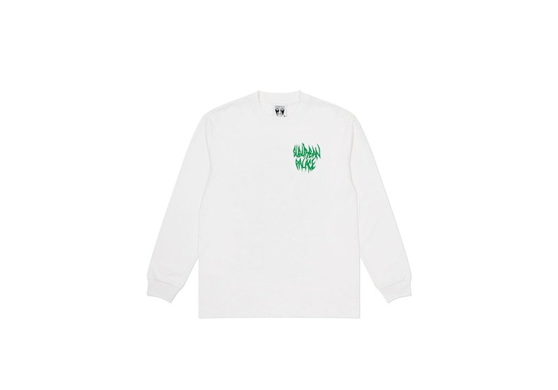 Palace Suburban Bliss Flower Faces Longsleeve White