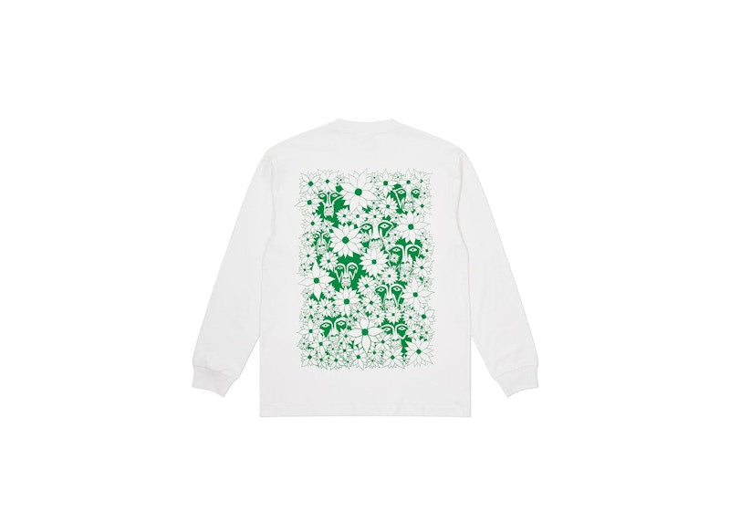 Palace Suburban Bliss Flower Faces Longsleeve White