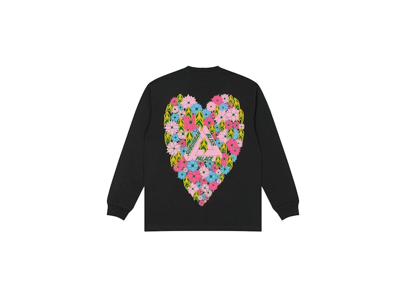 Palace Suburban Bliss Peace and Love Longsleeve Black