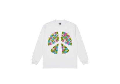 Palace Suburban Bliss Peace and Love Longsleeve White
